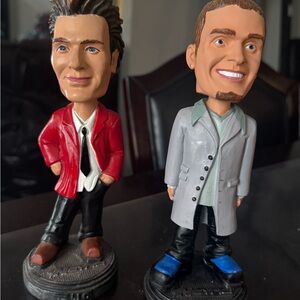 NSYNC 2001 Best Buy Bobblehead Figures /Justin & Jc